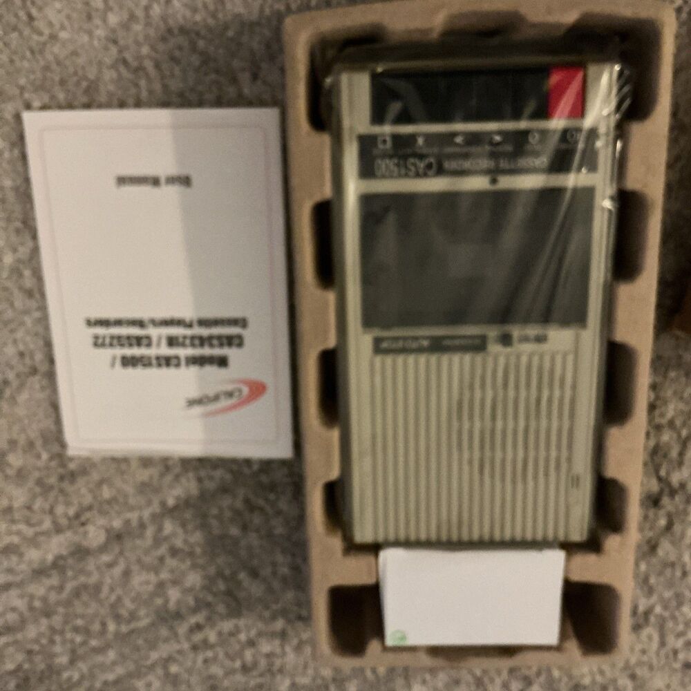 Califone CAS1500 Portable Cassette Recorder Player
